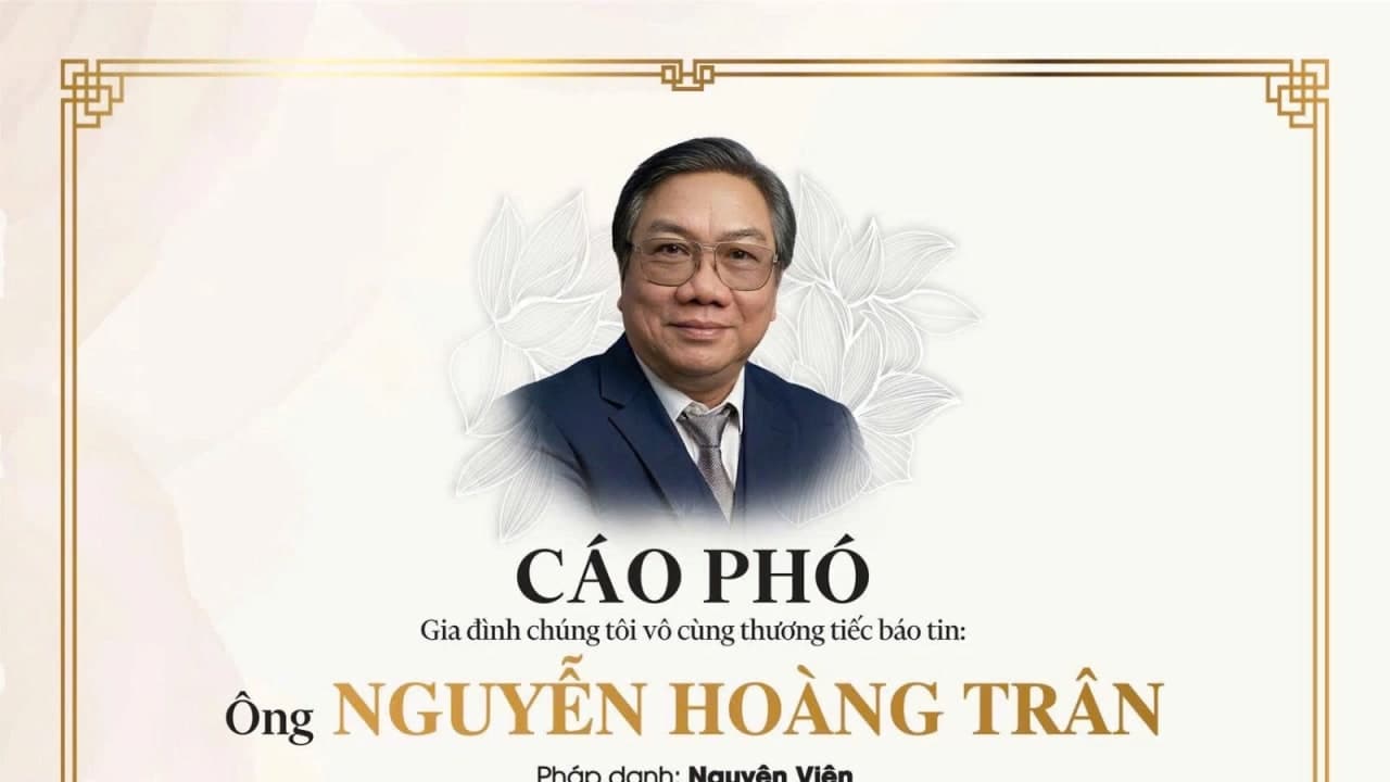 خبر محزن: وفاة السيد NGUYỄN HOÀNG TRÂN